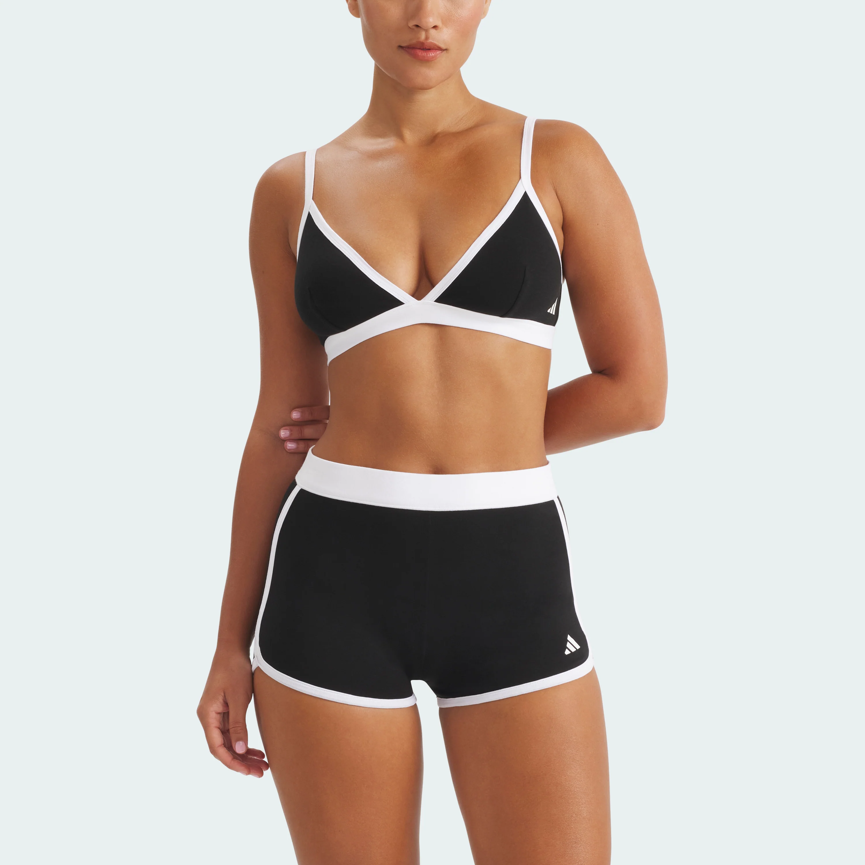 ACTIVE ESSENTIALS COTTON CONTRAST DOLPHIN SHORT - Image 12