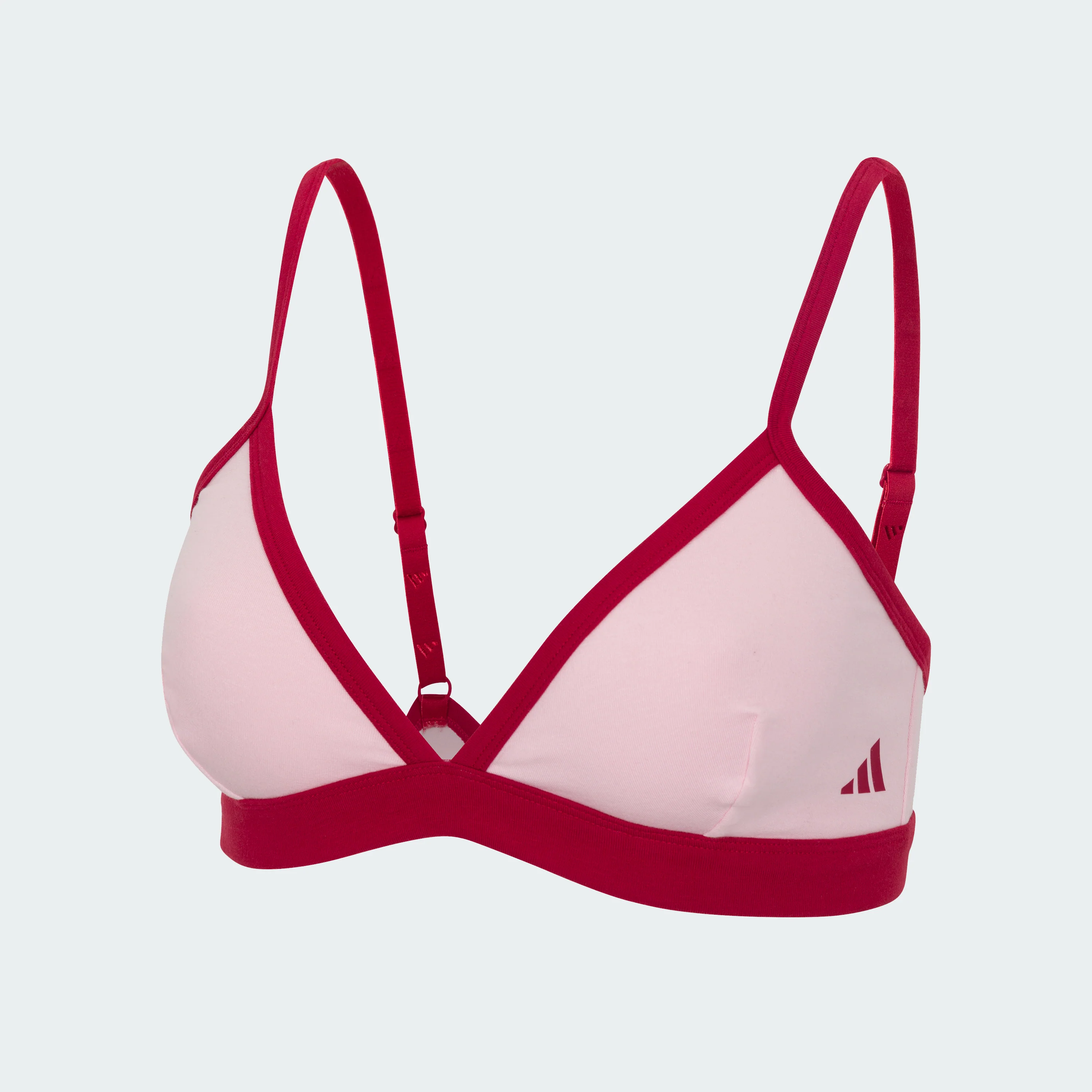 ACTIVE ESSENTIALS COTTON CONTRAST TRIANGLE BRALETTE - Image 5