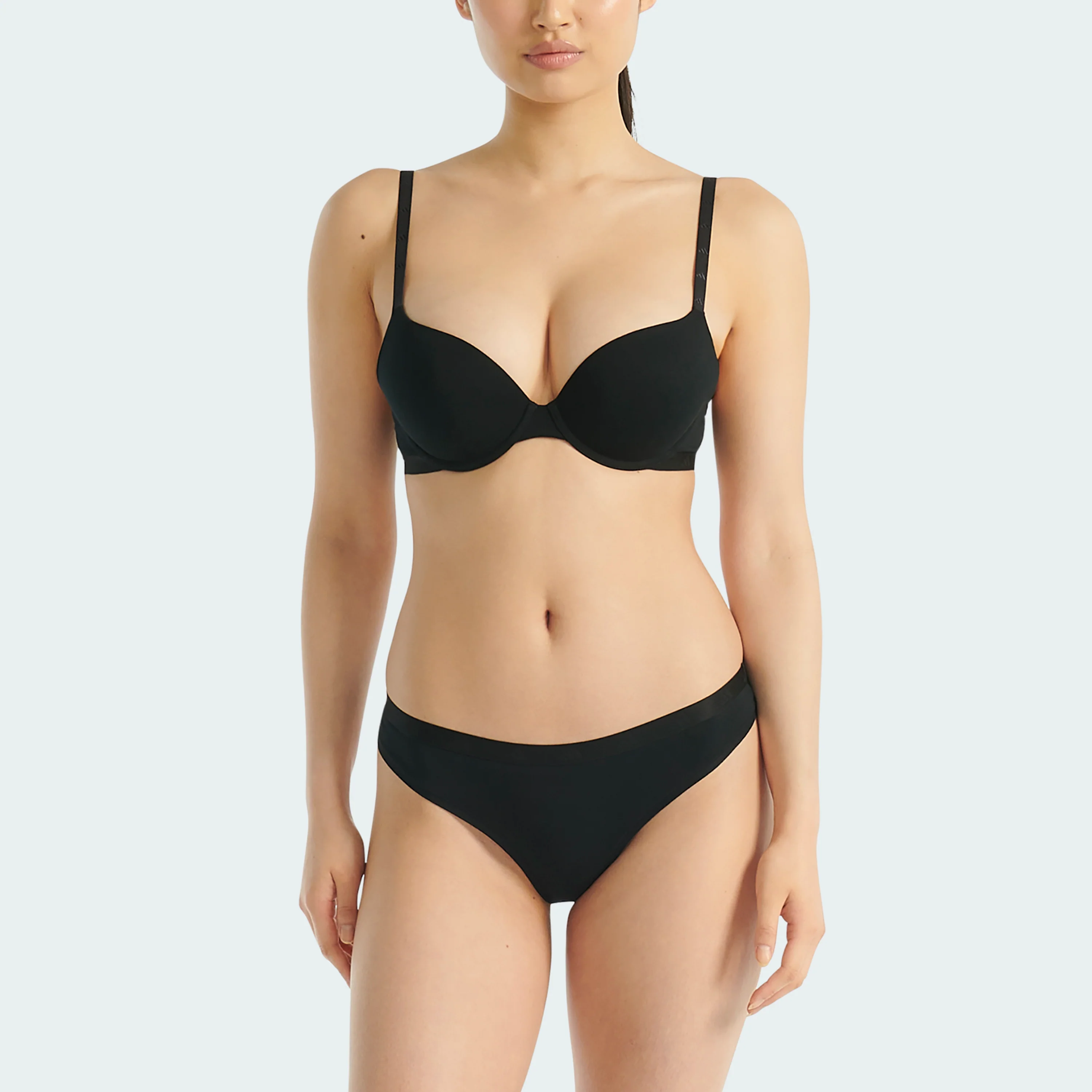 ACTIVE ESSENTIALS COTTON LOW RISE THONG 3 PAIRS - Image 5